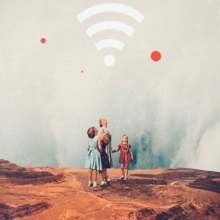 Wirelessly Connected to Eternity - by Frank Moth